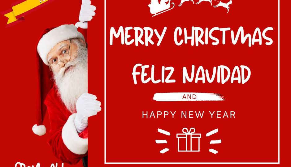 Merry Christmas Feliz Navidad 2023